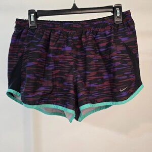 Nike Dri Fit Tempo Running Shorts Multicolor Camo L